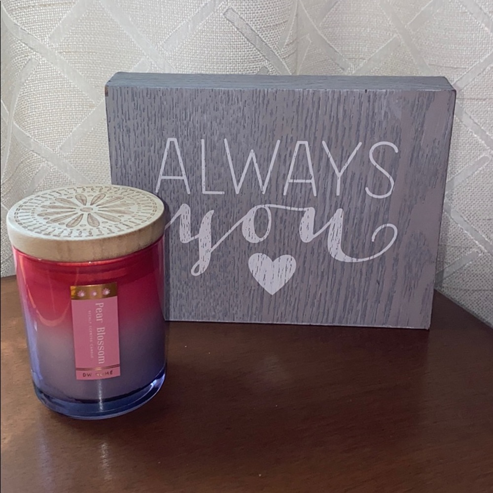 “Always you” sign decor